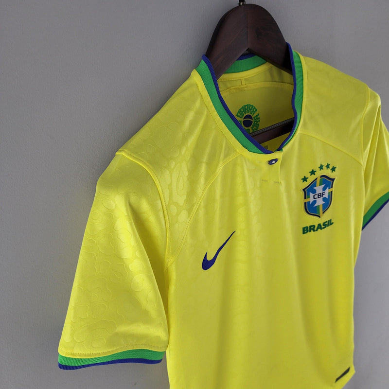 Camisola Feminina Seleção Brasil 2022/23 Home Torcedor PRO