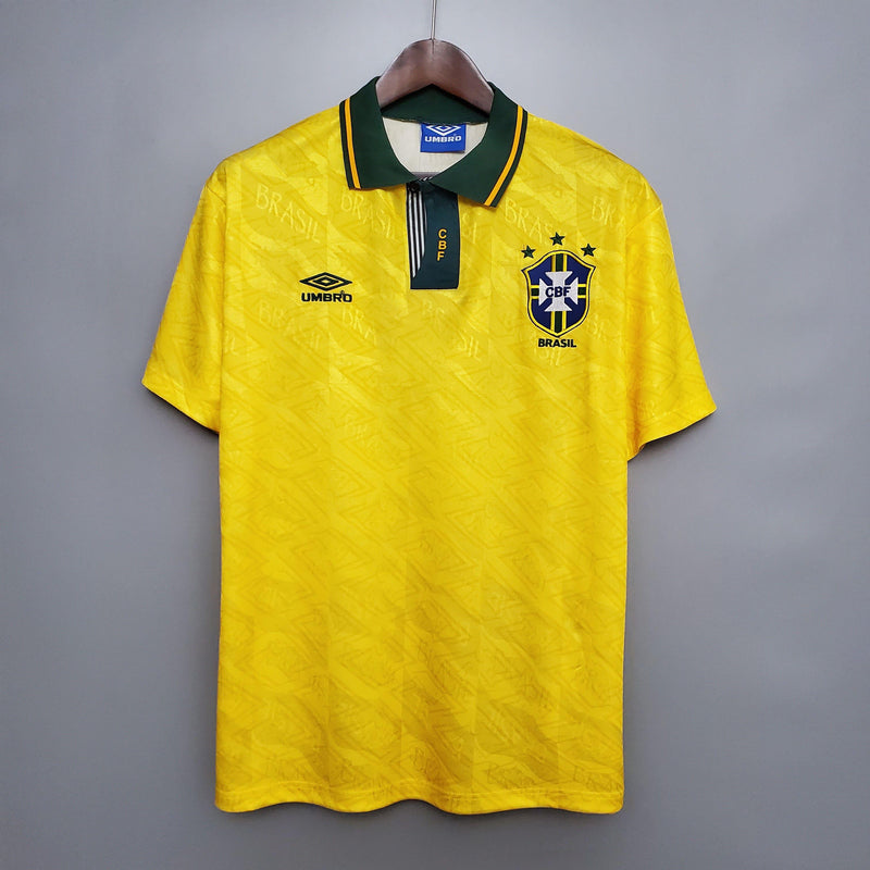 Camisola Retrô Seleção Brasil 1991/93 Home