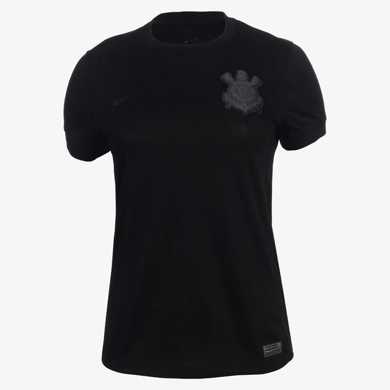 Camisa Feminina Corinthians 2024/2025 Preta - Lançamento