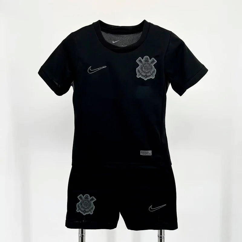 Conjunto Infantil Corinthians Preto 2024/2025 - Lançamento