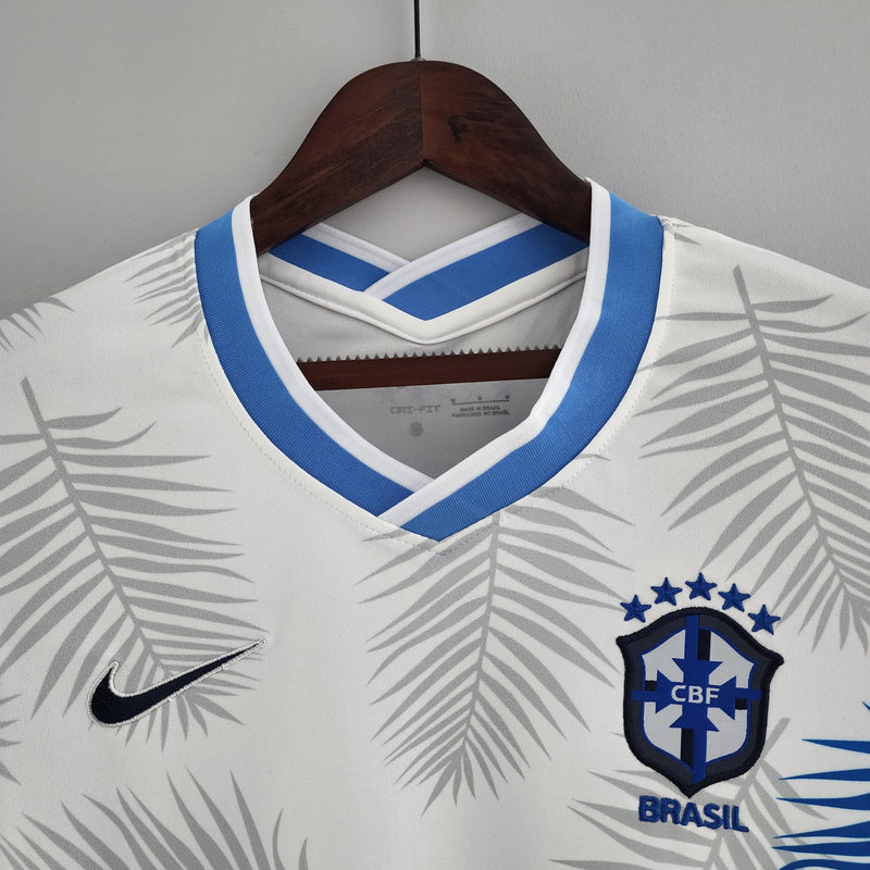 Camisola Feminina Seleção Brasil 2022/22 Edição Limitada Branca