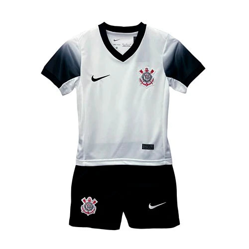 Conjunto Infantil Corinthians Branco 2024/2025 - Lançamento