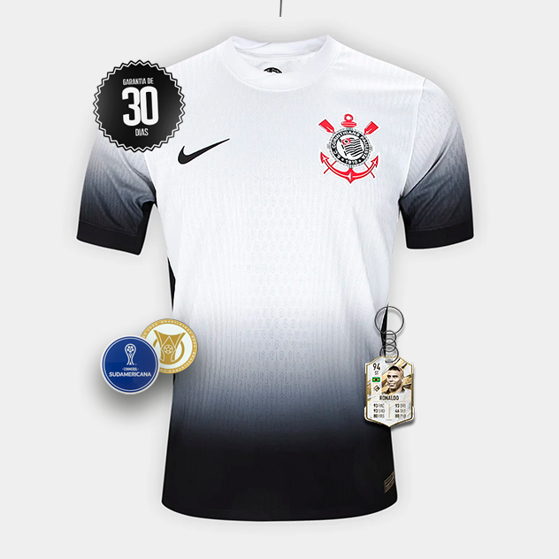 Camisa Corinthians Versão Jogador 2024/2025 Branca - Lançamento