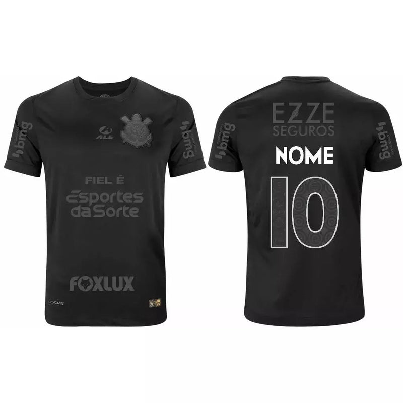 Camisa Corinthians Segundo Uniforme 2024/2025 COM PATROCINADORES