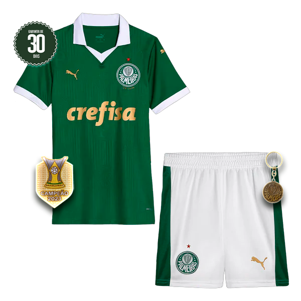 Conjunto Infantil SE Palmeiras 2024/25 - Home