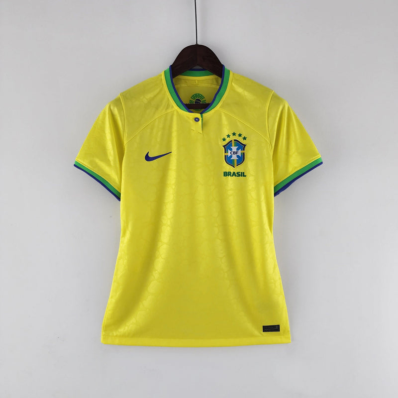 Camisola Feminina Seleção Brasil 2022/23 Home Torcedor PRO