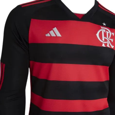 Camisa Flamengo 2024/2025 - Manga Longa + Personalização Grátis