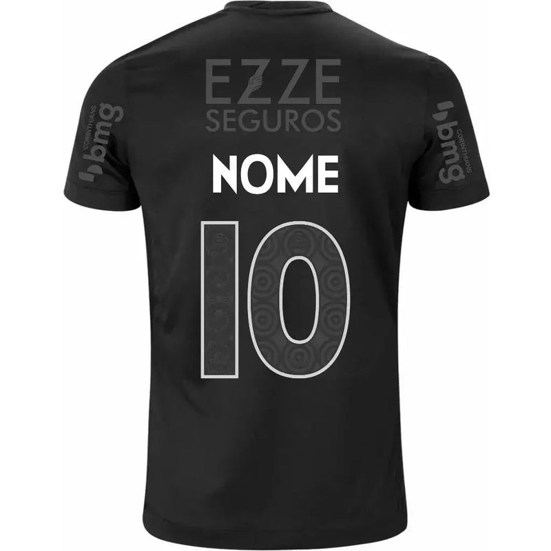 Camisa Corinthians Segundo Uniforme 2024/2025 COM PATROCINADORES