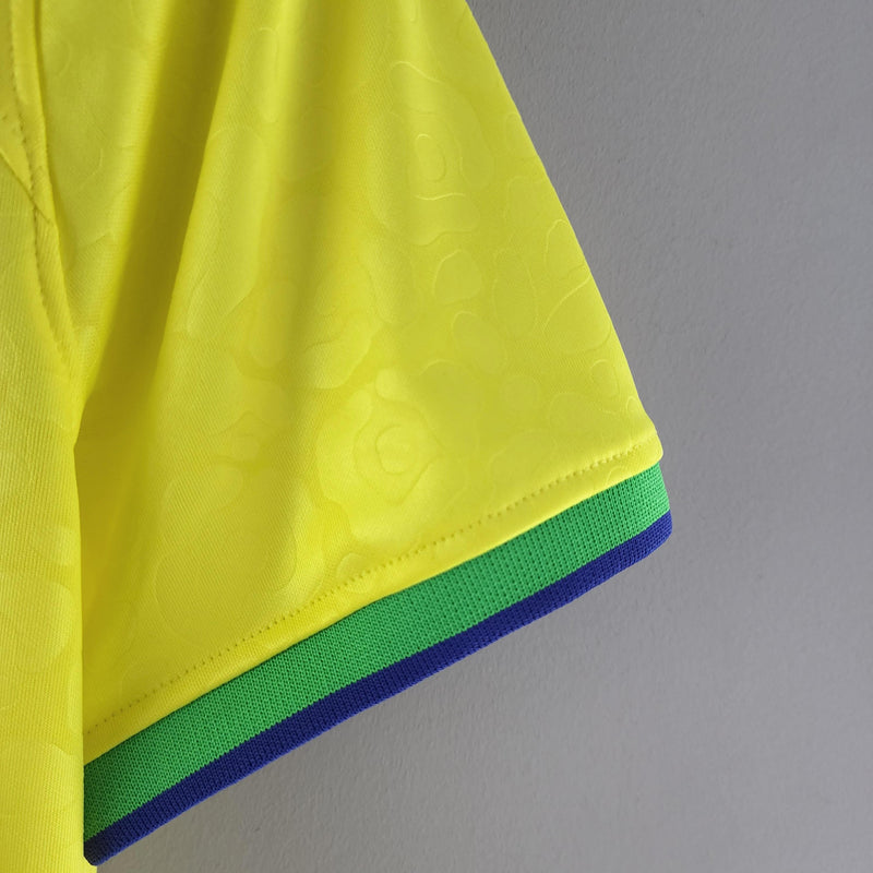 Camisola Feminina Seleção Brasil 2022/23 Home Torcedor PRO