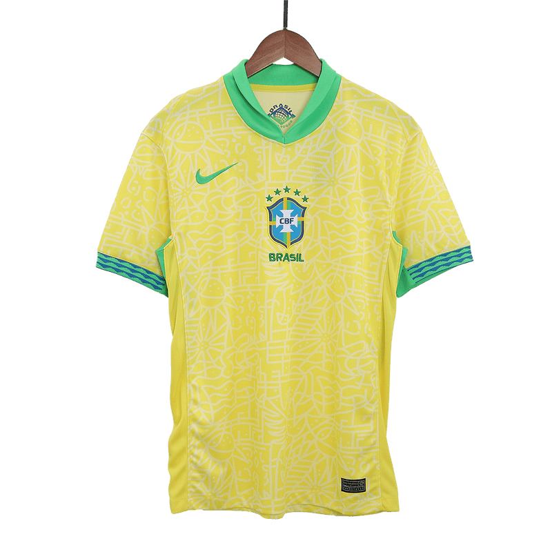 Camisa Seleção Brasileira 2024/25 Home + 🎁 5 Presentes