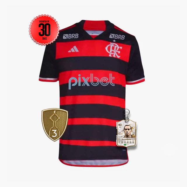 Camisa Flamengo Home 2024/2025 Patrocínios