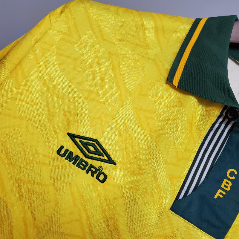 Camisola Retrô Seleção Brasil 1991/93 Home