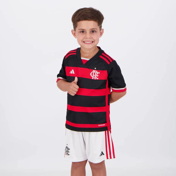 Kit Infantil Flamengo Home 2024/2025