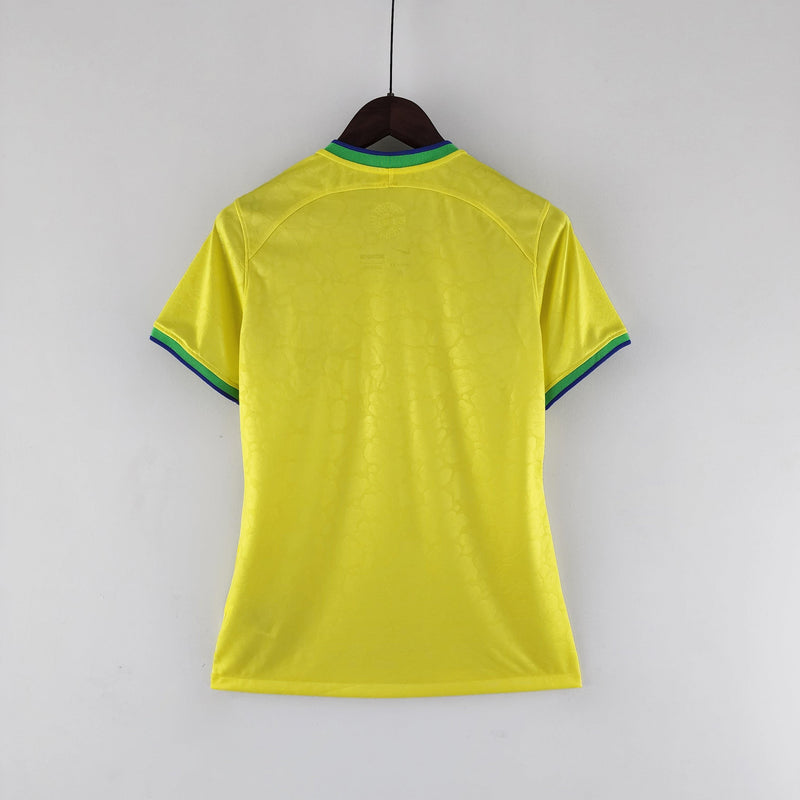 Camisola Feminina Seleção Brasil 2022/23 Home Torcedor PRO