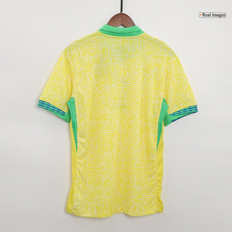 Camisa Seleção Brasileira 2024/25 Home + 🎁 5 Presentes